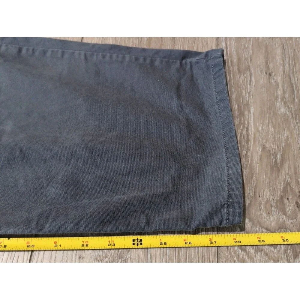 CARHARTT CANVAS RELAXED FIT  PANTS GRAY IN MEN'S SIZE 44x30(44x28 actual) EUC